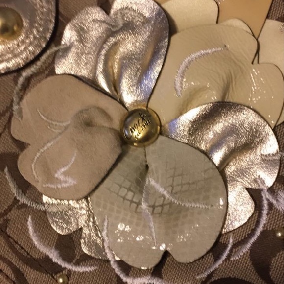 Coach bleaker tote with flower appliqué f16276 - Picture 6 of 6